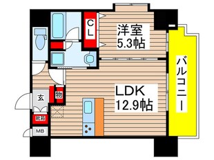 スプランディッド大須門前町の物件間取画像